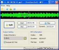 FeatherSoft MP3 Cutter screenshot